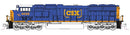 Kato N 176-7617 EMD SD70M with Flat Radiators, CSX