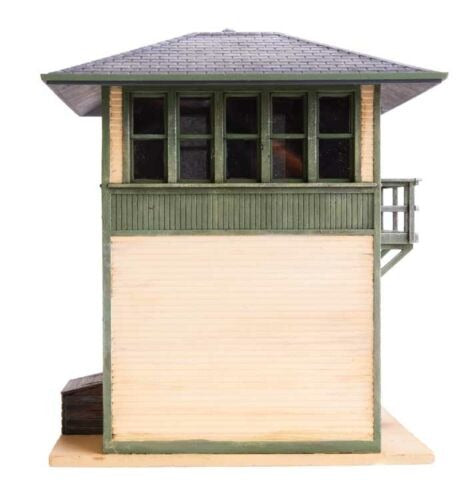 Walthers Cornerstone 933-3556 HO Trackside Signal Tower - Kit - 1-7/8 x 2-27/32 x 3-5/16"  4.7 x 7.2 x 8.4cm