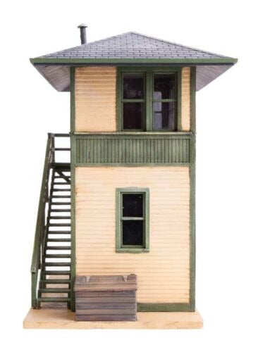 Walthers Cornerstone 933-3556 HO Trackside Signal Tower - Kit - 1-7/8 x 2-27/32 x 3-5/16"  4.7 x 7.2 x 8.4cm