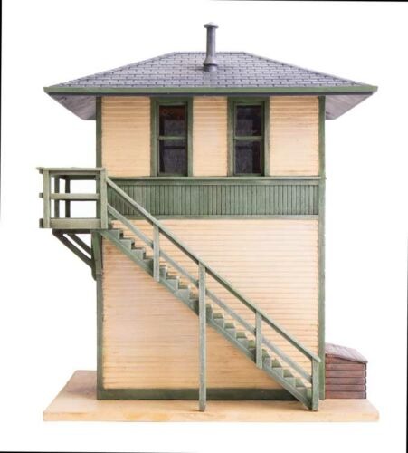 Walthers Cornerstone 933-3556 HO Trackside Signal Tower - Kit - 1-7/8 x 2-27/32 x 3-5/16"  4.7 x 7.2 x 8.4cm