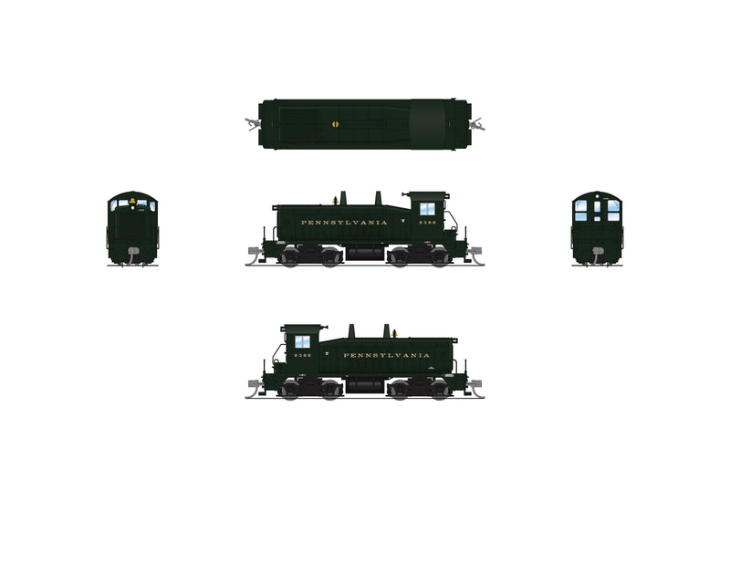 PREORDER BLI 9346 EMD SW7 Switcher, PRR 9386, DGLE, Paragon4 Sound/DC/DCC, N