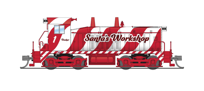 PREORDER BLI 9354 EMD SW7 Switcher, Santa's Workshop