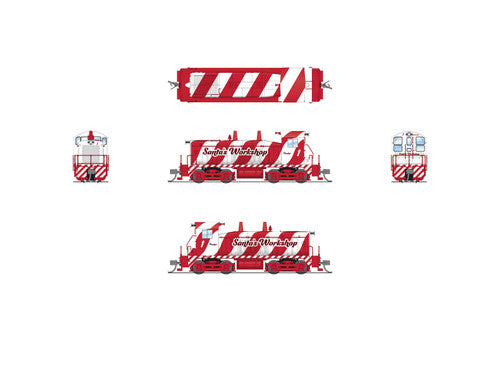 Broadway Limited Imports N 9395 EMD SW7 Switcher Locomotive Santa's Workshop