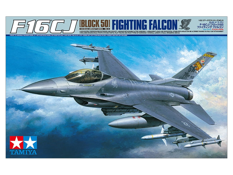 Tamiya 60315 LOCKHEED MARTIN F-16CJ BLK 50 Fighting Falcon, 1:32 Scale