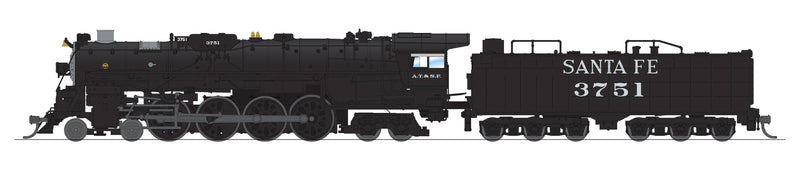 PREORDER Broadway Limited Imports N 9400 4-8-4 Class 3751 Steam Locomotive with Smoke, Atchison Topeka & Santa Fe (As Appears Today)
