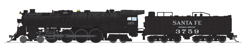 PREORDER Broadway Limited Imports N 9404 4-8-4 Class 3751 Steam Locomotive with Smoke, Atchison Topeka & Santa Fe (As Appears Today)