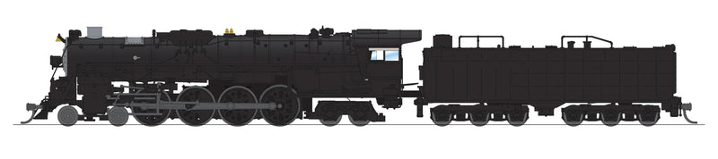 PREORDER BLI 9416 ATSF 4-8-4, Unlettered, No-Sound / DCC-Ready, N