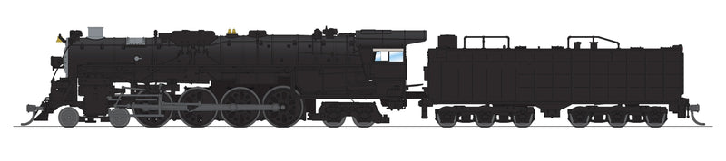 PREORDER Broadway Limited Imports N 9406 4-8-4 Class 3751 Steam Locomotive with Smoke, Atchison Topeka & Santa Fe Unlettered (Paragon4 Sound/DC/DCC Equipped) | 382.49