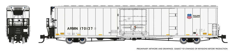 PREORDER Rapido N 567004A Greenbrier 7780 Cubic Foot Reefer, Union Pacific Random from Set