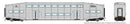 PREORDER Rapido HO 146093 Bi-Level Commuter Coach, Undecorated (Series II; 4-Window, Riveted)
