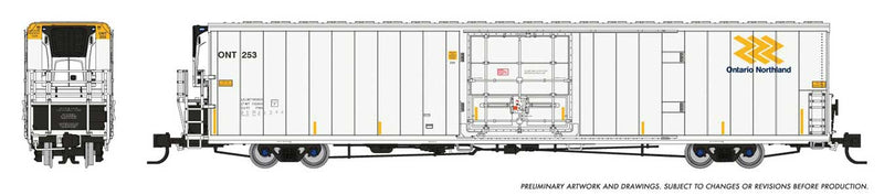 PREORDER Rapido N 567007 Greenbrier 7780 Cubic Foot Reefer 3-Pack, Ontario Northland