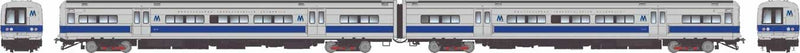 PREORDER Rapido HO 207504 Budd M3 Electric 2-Railcar Set, Locomotive Long Island/MTA