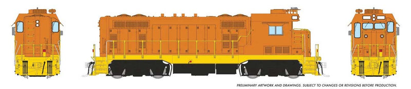 PREORDER Rapido HO 70197 Santa Fe CF7 with Square Cab, Painted, Unlettered