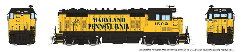 PREORDER Rapido HO 70629 Santa Fe CF7 with Square Cab, Locomotive Maryland & Pennsylvania