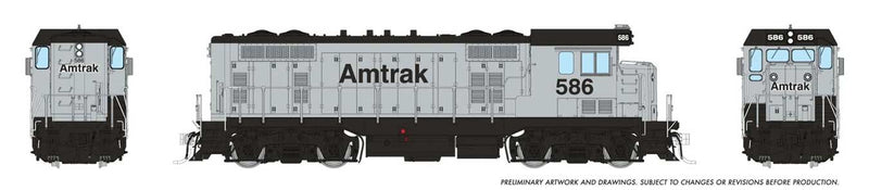 PREORDER Rapido HO 70623 Santa Fe CF7 with Square Cab, Locomotive Amtrak
