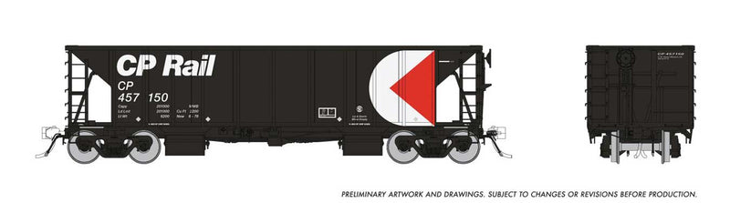 PREORDER Rapido HO 158015A NSC Ballast Hopper, Canadian Pacific Random from Set