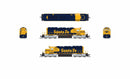 Broadway Limited Imports 9460 N EMD SD40-2 Locomotive, Burlington Northern Santa Fe 1614, ATSF Blue/Yellow w/ Patch, (Paragon4 Sound and DCC)