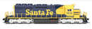 Broadway Limited Imports 9460 N EMD SD40-2 Locomotive, Burlington Northern Santa Fe 1614, ATSF Blue/Yellow w/ Patch, (Paragon4 Sound and DCC)