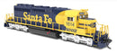 BLI 9461 EMD SD40-2, BNSF 6951, ATSF Blue/Yellow w/ Patch, Paragon4 Sound/DC/DCC, N