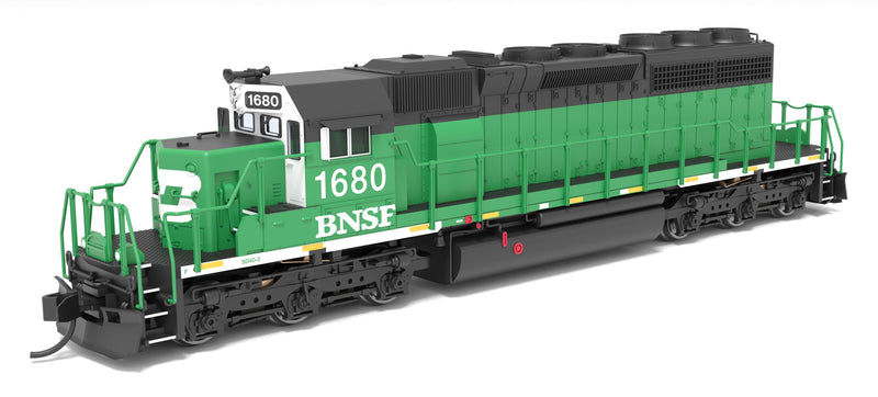 BLI 9483 EMD SD40-2, BNSF 1686, BN Black/Green/White w/ Patch, No-Sound / DCC-Ready, N