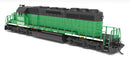 BLI 9483 EMD SD40-2, BNSF 1686, BN Black/Green/White w/ Patch, No-Sound / DCC-Ready, N