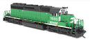 Broadway Limited Imports 9463 N EMD SD40-2 Locomotive, Burlington Northern Santa Fe 1686, BN Black/Green/White w/ Patch, (Paragon4 Sound and DCC)