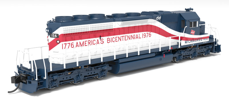 BLI 9486 EMD SD40-2, MILW 156, Bicentennial Paint Scheme, No-Sound / DCC-Ready, N