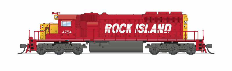 PREORDER  BLI 9469 EMD SD40-2, Rock Island 4794, Red & Yellow, Paragon4 Sound/DC/DCC, N