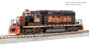 Broadway Limited Imports 9493 N EMD SD40-2 Locomotive, Wheeling & Lake Erie 6389, Black & Orange, (DCC Ready)