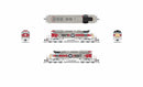 Broadway Limited Imports 9474 N EMD SD40-2 Locomotive, US Navy Fantasy Scheme, (Paragon4 Sound and DCC)