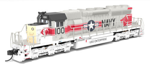 Broadway Limited Imports 9494 N EMD SD40-2 Locomotive, US Navy Fantasy Scheme, (DCC Ready)