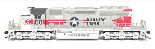 Broadway Limited Imports 9494 N EMD SD40-2 Locomotive, US Navy Fantasy Scheme, (DCC Ready)