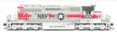 Broadway Limited Imports 9494 N EMD SD40-2 Locomotive, US Navy Fantasy Scheme, (DCC Ready)