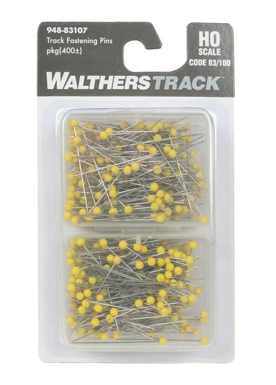Walthers Track HO 948-83107 Code 83/100 Track Fastening Pins (Approximately 400)
