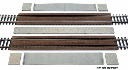 Walthers Track HO 948-83116 Wood Grade Crossing Kits without Rerailer Ends