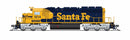 BLI 9480 EMD SD40-2, BNSF 1614, ATSF Blue/Yellow w/ Patch, No-Sound / DCC-Ready, N