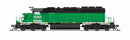 BLI 9483 EMD SD40-2, BNSF 1686, BN Black/Green/White w/ Patch, No-Sound / DCC-Ready, N