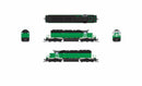 Broadway Limited Imports 9483 N EMD SD40-2 Locomotive, Burlington Northern Santa Fe 1686, BN Black/Green/White w/ Patch, (DCC Ready)
