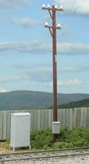 Walthers SceneMaster HO 949-4154 Relay Cabinets and Phone Boxes (Three Cabinets, Four Phone Boxes)