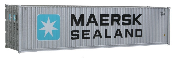 Walthers SceneMaster HO 949-8255 40' Hi-Cube Corrugated Container, Maersk-Sealand