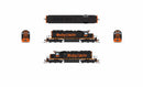 Broadway Limited Imports 9493 N EMD SD40-2 Locomotive, Wheeling & Lake Erie 6389, Black & Orange, (DCC Ready)