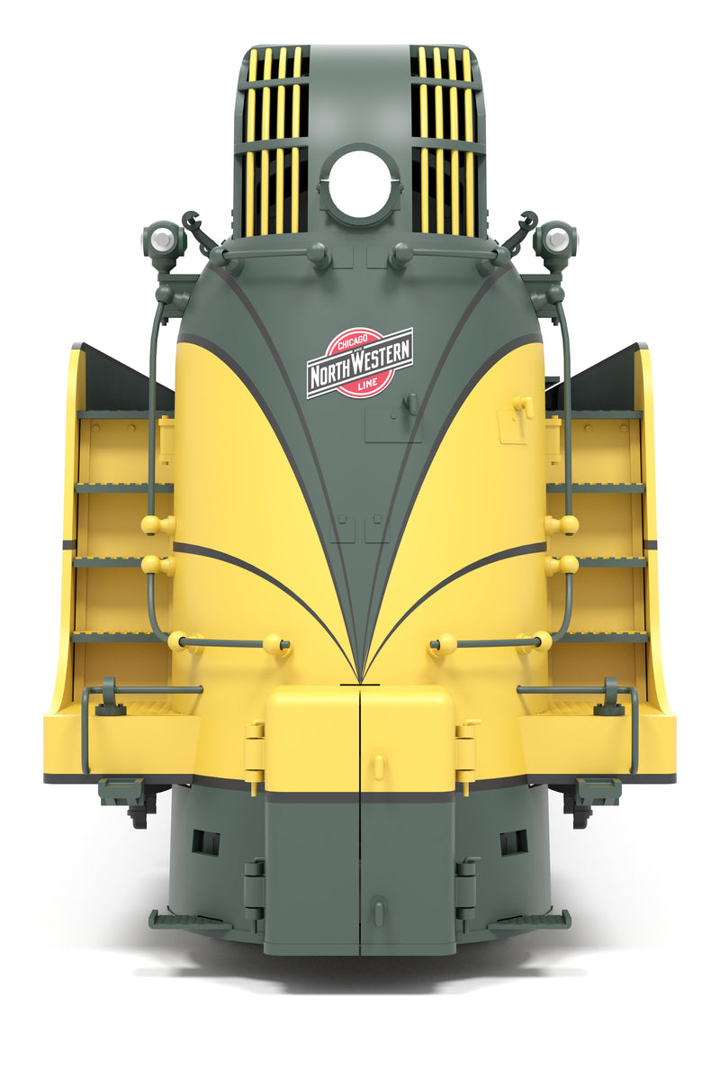 PREORDER (Brass Hybrid) Broadway Limited Imports HO 9540 4-6-2 Class ES Steam Locomotive, Chicago & North Western (Yellow Jacket-1942)