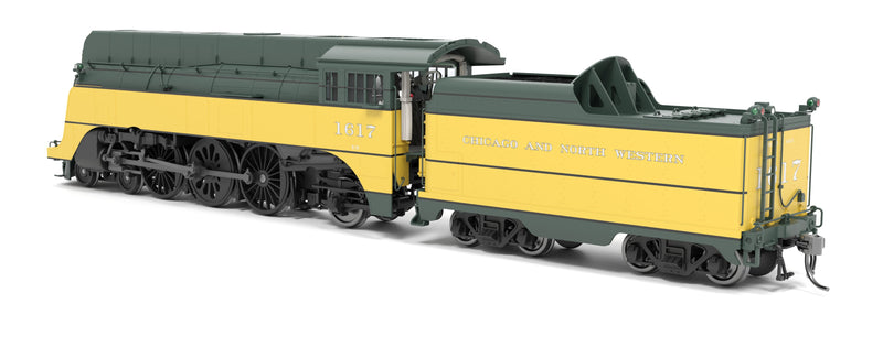 PREORDER (Brass Hybrid) Broadway Limited Imports HO 9540 4-6-2 Class ES Steam Locomotive, Chicago & North Western (Yellow Jacket-1942)