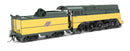 PREORDER (Brass Hybrid) Broadway Limited Imports HO 9545 4-6-2 Class ES Steam Locomotive, Chicago & North Western (Yellow Jacket-1944)