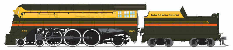 PREORDER (Brass Hybrid) Broadway Limited Imports HO 9552 4-6-2 Class ES Steam Locomotive, Seaboard (Silver Meteor Fantasy Paint Scheme)