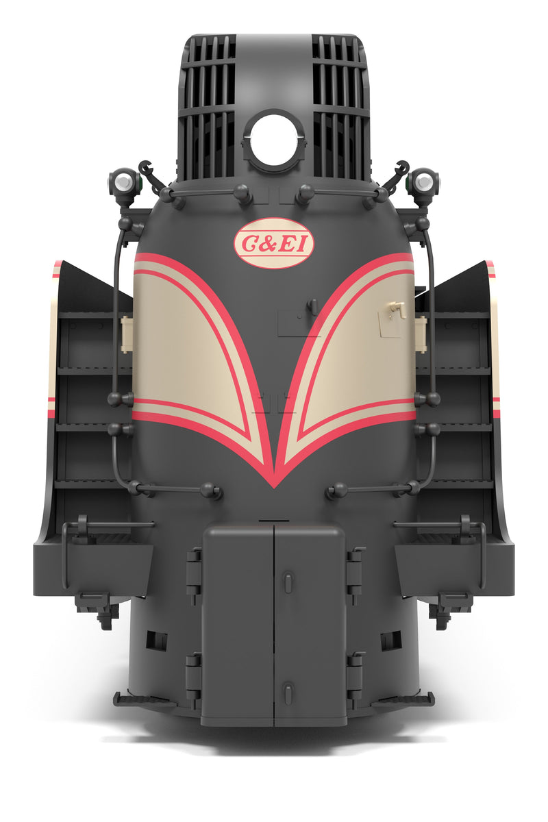PREORDER (Brass Hybrid) Broadway Limited Imports HO 9555 4-6-2 Class ES Steam Locomotive, Chicago & Eastern Illinois (Dixie Flagler Fantasy Paint Scheme)
