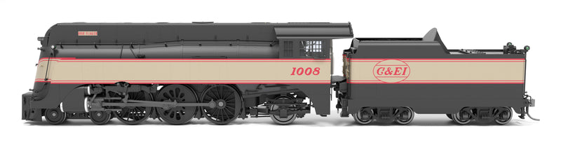 PREORDER (Brass Hybrid) Broadway Limited Imports HO 9555 4-6-2 Class ES Steam Locomotive, Chicago & Eastern Illinois (Dixie Flagler Fantasy Paint Scheme)