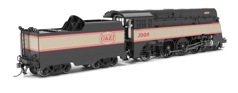 PREORDER (Brass Hybrid) Broadway Limited Imports HO 9555 4-6-2 Class ES Steam Locomotive, Chicago & Eastern Illinois (Dixie Flagler Fantasy Paint Scheme)
