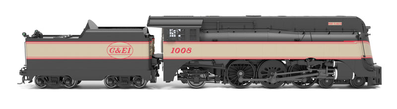 PREORDER (Brass Hybrid) Broadway Limited Imports HO 9555 4-6-2 Class ES Steam Locomotive, Chicago & Eastern Illinois (Dixie Flagler Fantasy Paint Scheme)