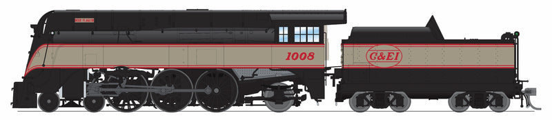 PREORDER (Brass Hybrid) Broadway Limited Imports HO 9555 4-6-2 Class ES Steam Locomotive, Chicago & Eastern Illinois (Dixie Flagler Fantasy Paint Scheme)